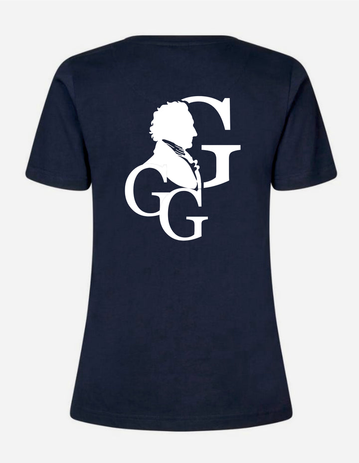 T-Shirt Goethe Signet navy