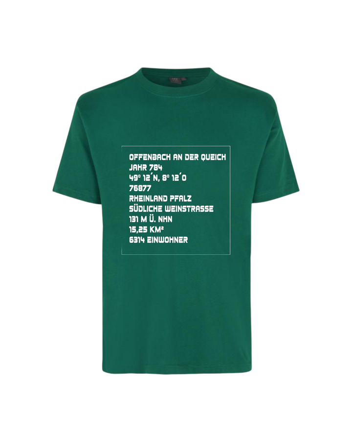 T-Shirt "Home 49°13´N, 8°13´0"