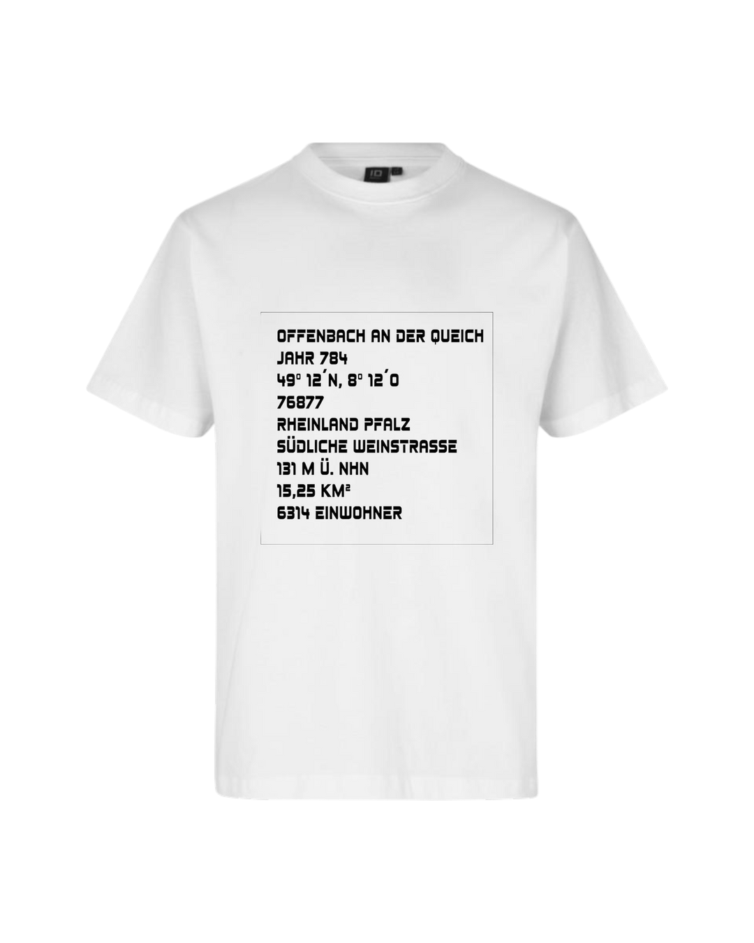 T-Shirt "Home 49°13´N, 8°13´0"