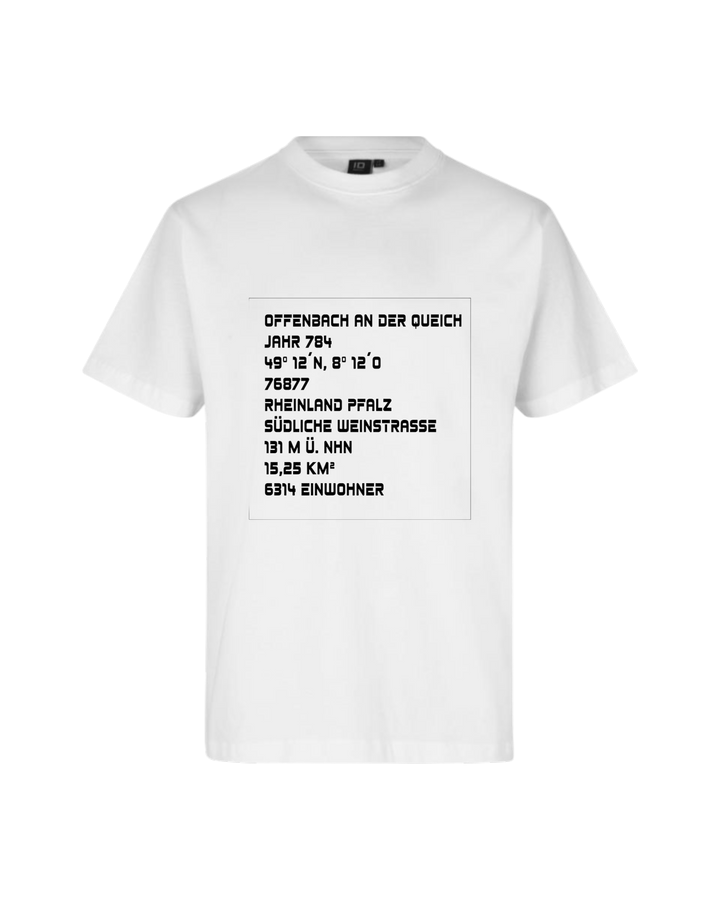 T-Shirt "Home 49°13´N, 8°13´0"