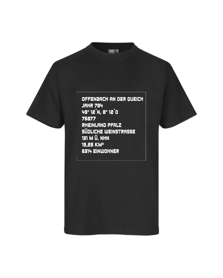 T-Shirt "Home 49°13´N, 8°13´0"