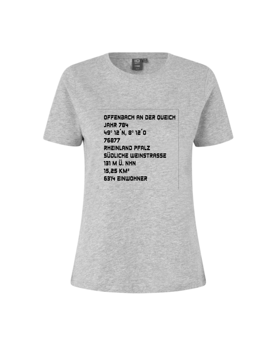 T-Shirt "Home 49°13´N, 8°13´0"