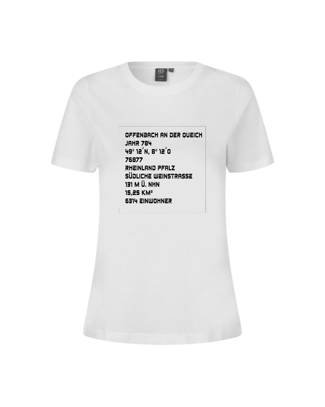T-Shirt "Home 49°13´N, 8°13´0"