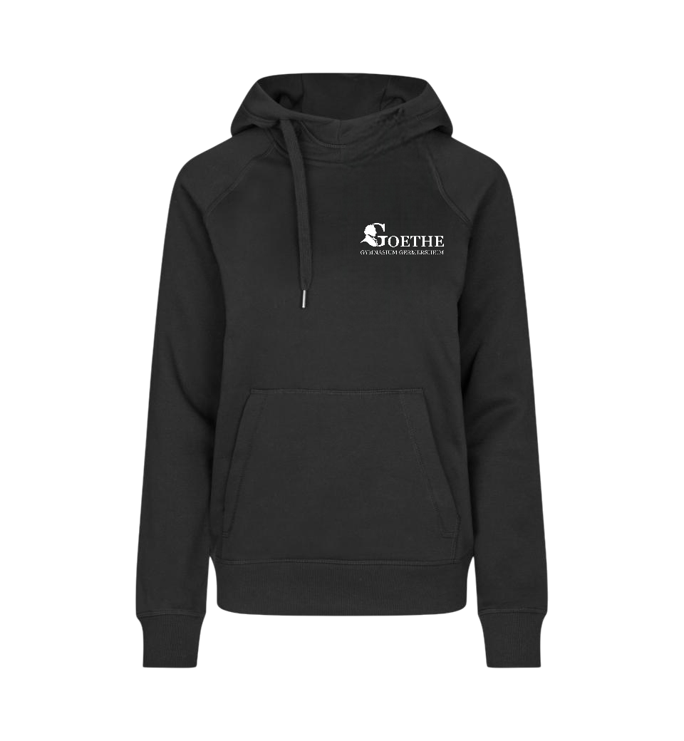 Hoodie Goethe Signet "Wahre Größe"