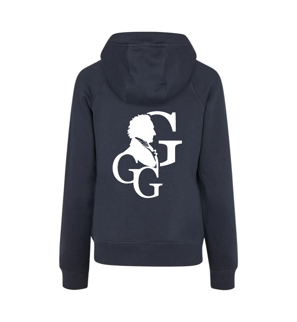 Hoodie Goethe Signet "Wahre Größe"