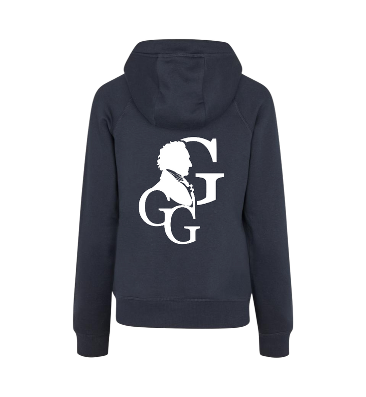 Hoodie Goethe Signet "Wahre Größe"