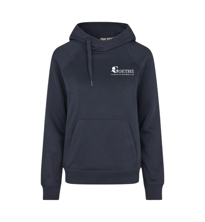 Hoodie Goethe Signet "Wahre Größe"