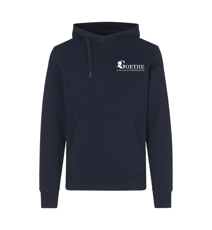 Hoodie Goethe Signet "Wahre Größe"
